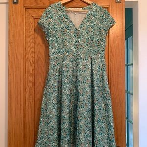 NWOT Pink Martini green and orange floral dress